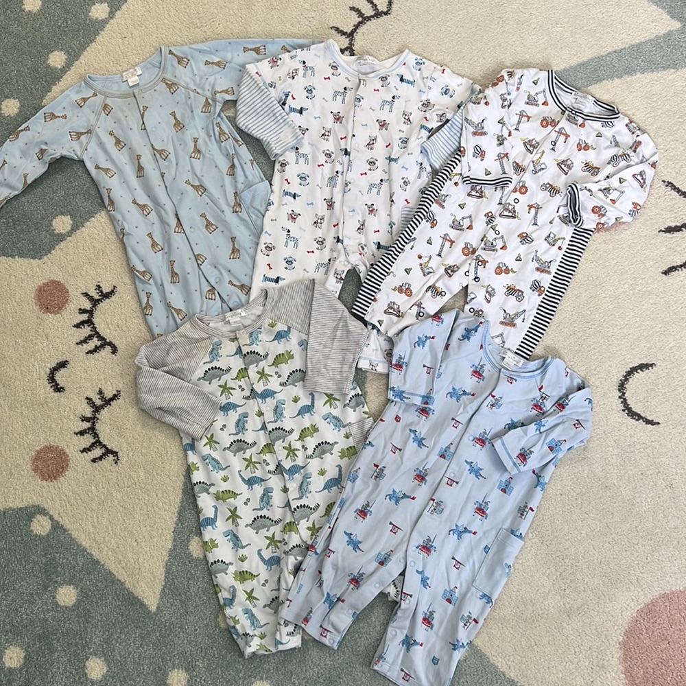 5 Kissy Kissy playsuits in size 9 months